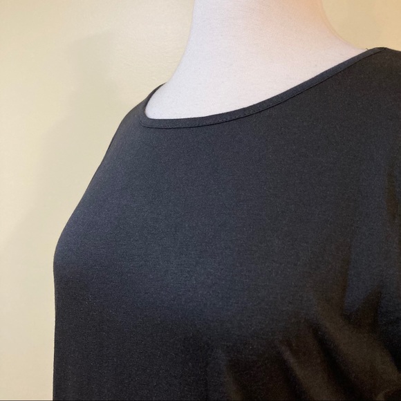 Jersey Soft T Shirt Dress w Pockets - Picture 3 of 4